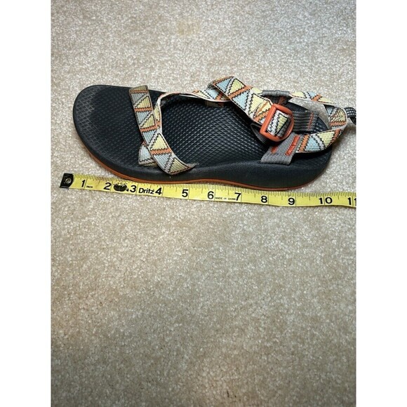 Chaco Women’s Size 6 Blue Orange Yellow Triangles Arch Support Active Sandals - Picture 7 of 7